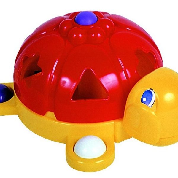 Húzható formabedobó teknős - Dohány Toys