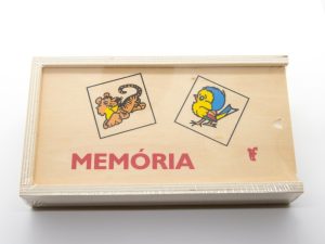 Fa memória játék - állatos - Fakopáncs