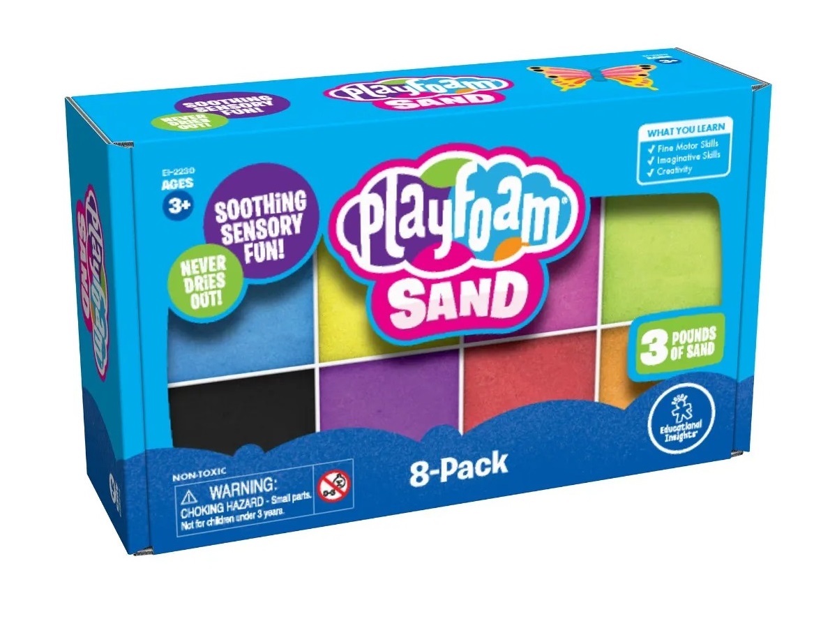 Playfoam homok - 8 színű készlet - Educational Insights