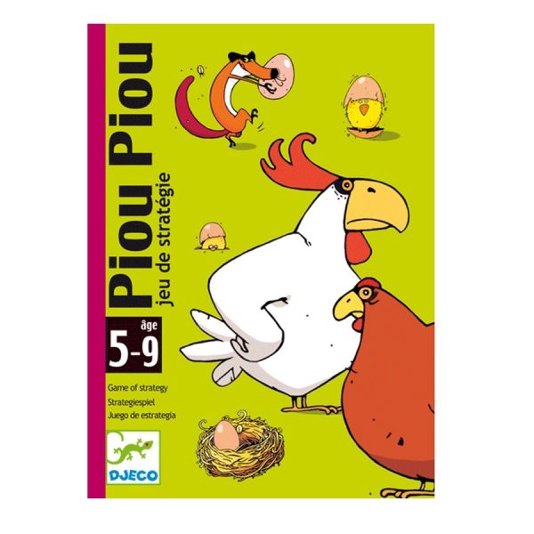 Csip-Csip Piou-Piou tojáskeltető kártyajáték - Djeco
