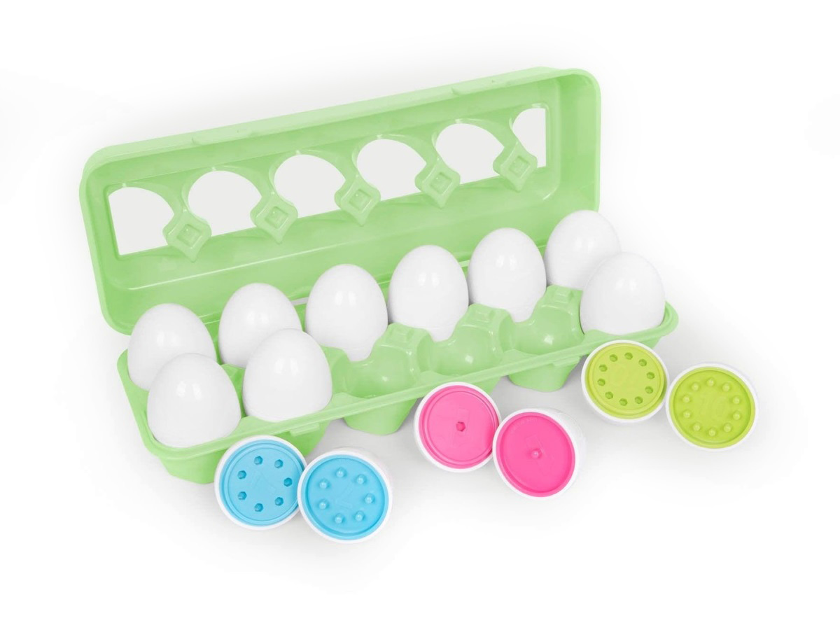 szín és szám párosító tojások