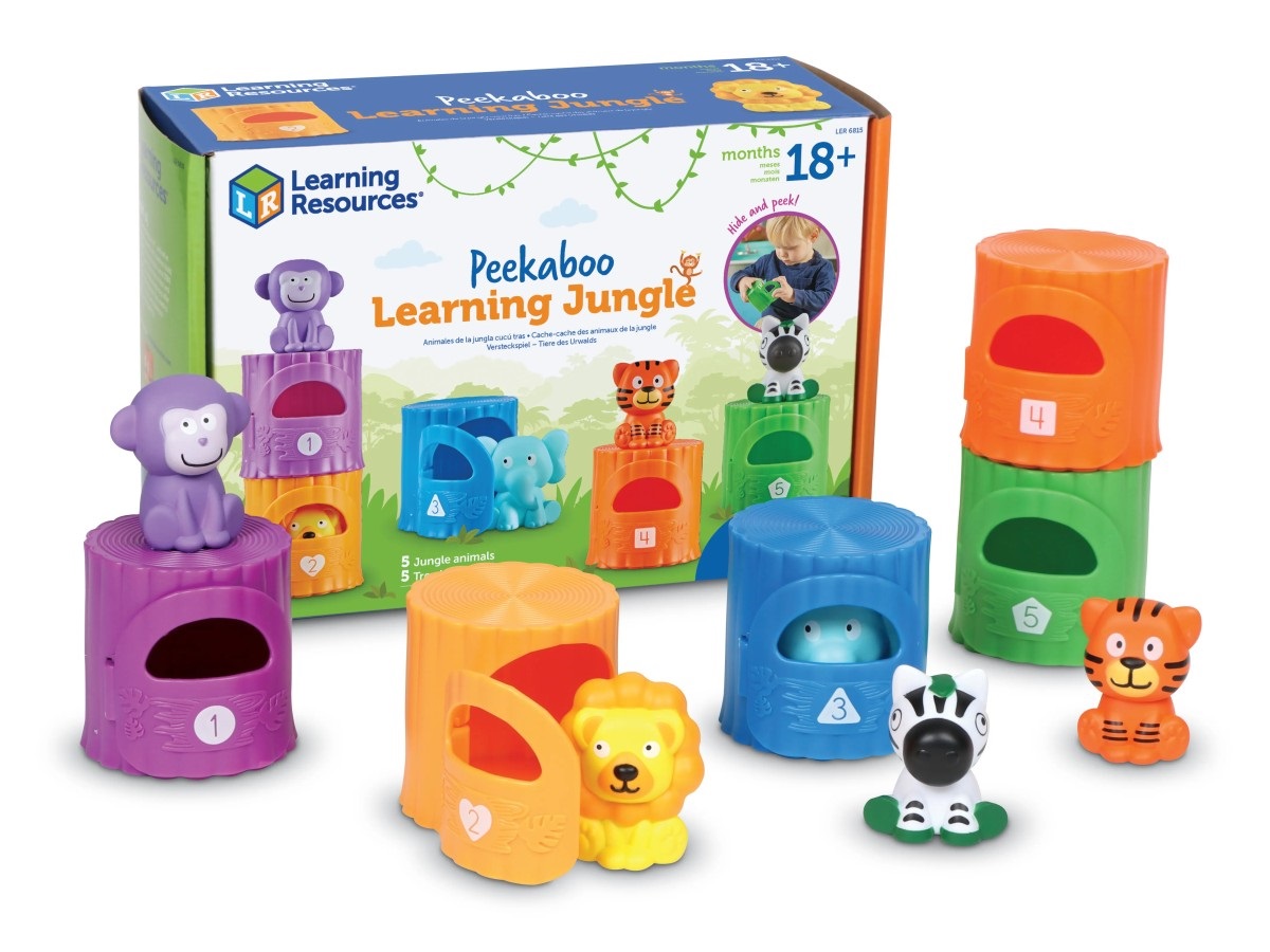 Bújtatós játék dzsungel állatokkal - Learning Resources