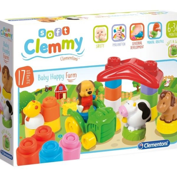 Clemmy Baby Boldog Farm építő - Clementoni