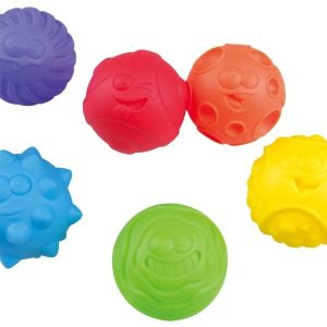 Szenzoros tapintásfejlesztő labdák - 6 darab - Playgo