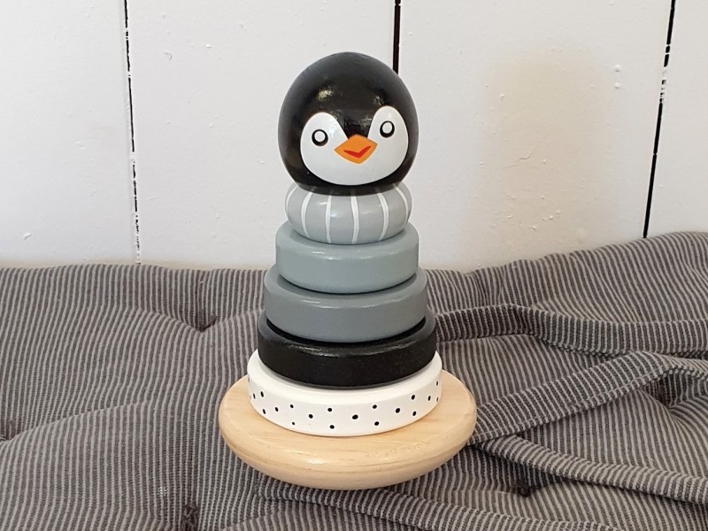Pingvines gyűrűpiramis (Montessori jellegű torony) - Magni