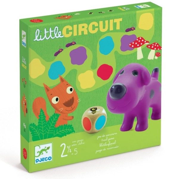 Little Circuit színlépegetős társasjáték - Djeco