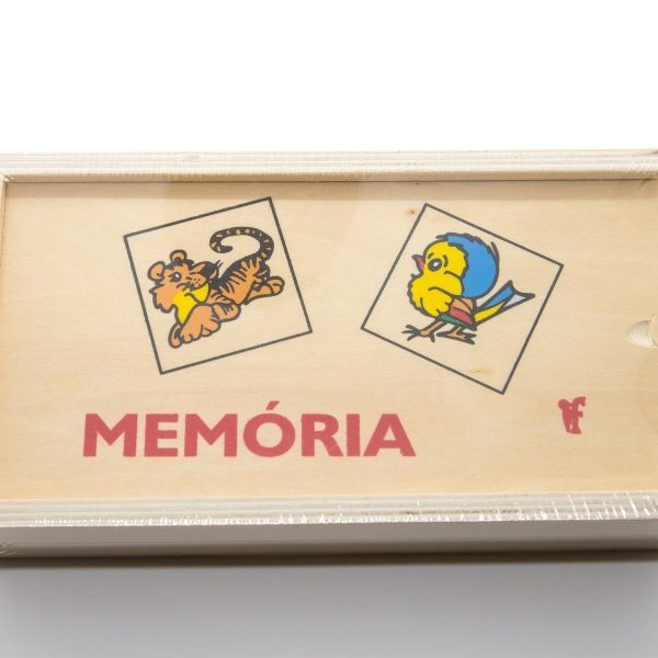 Fa memória játék - állatos - Fakopáncs