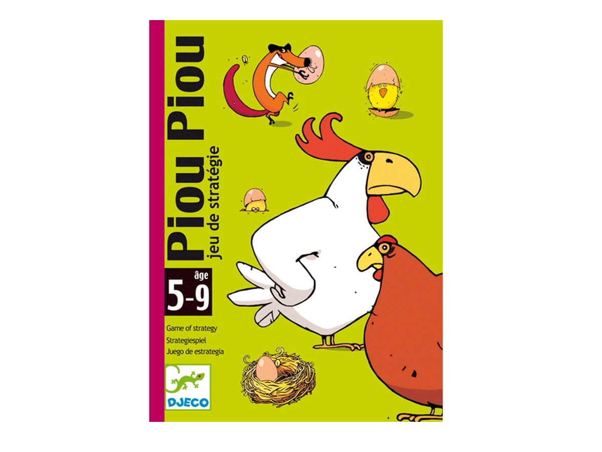 Djeco – Piou Piou Gioco Di Carte – Per Bambini E Famiglie, Sviluppa Logica E Strategia, DJ05119