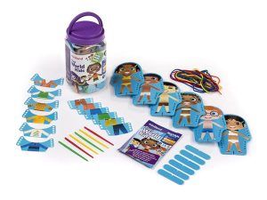 fűzős készségfejlesztő játék