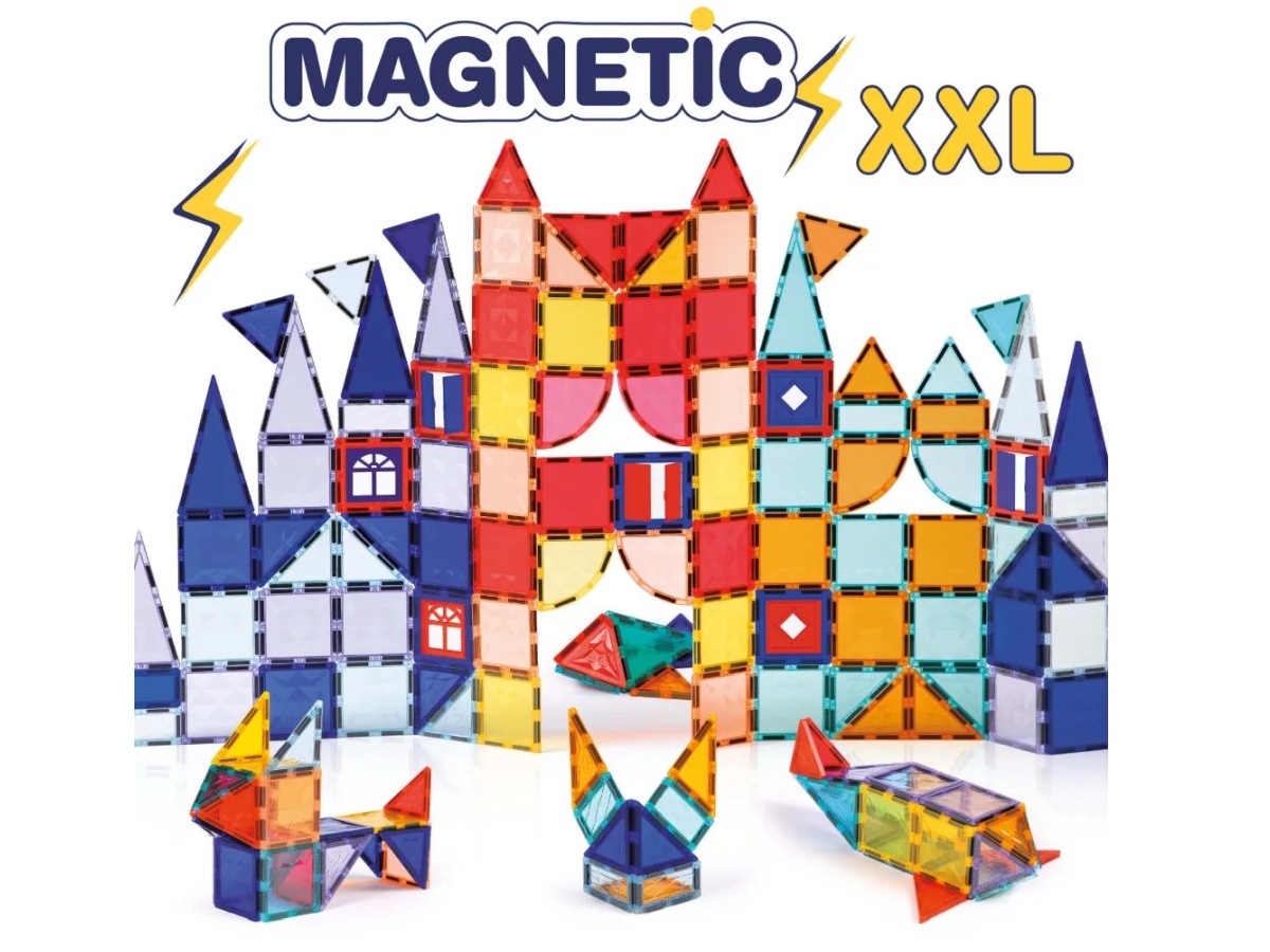 Mágneses építőkészlet - XXL dobozos