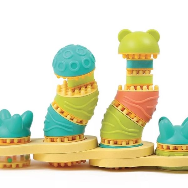 Dülöngélő kukucs torony - szenzoros toronyépítő készlet