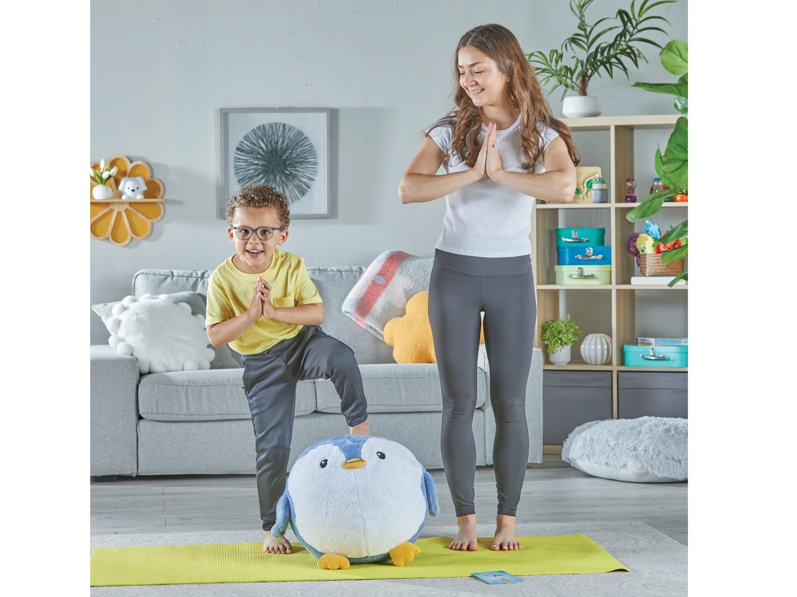 Jógalabda gyerekeknek - Pingvin - BubblePlush